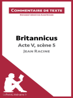 Britannicus de Racine - Acte V, scène 5: Commentaire de texte