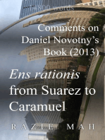 Comments on Daniel Novotny’s Book (2013) Ens Rationis from Suarez to Caramuel