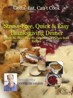 Stress-Free, Quick & Easy Thanksgiving Dinner "Show Me How" Video and Picture Book Recipes