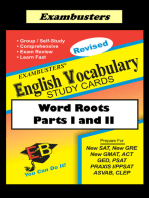 Exambusters English Vocabulary Study Cards