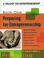 A Trilogy On Entrepreneurship: Preparing for Entrepreneurship: Book One