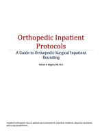 Orthopedic Inpatient Protocols: A Guide to Orthopedic Inpatient Rounding