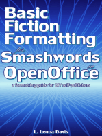 Basic Fiction Formatting for Smashwords in OpenOffice