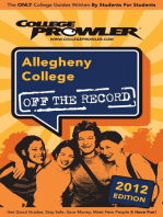 Allegheny College 2012