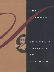 Spinoza S Critique Of Religion By Leo Strauss Ebook Scribd