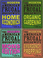 The Modern American Frugal Housewife Books #1-4