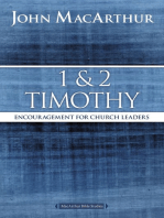 1 and 2 Timothy: Encouragement for Church Leaders