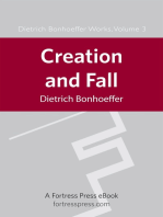 Creation and Fall DBW Vol 3