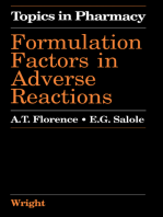 Formulation Factors in Adverse Reactions: Topics in Pharmacy