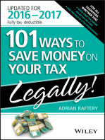 101 Ways To Save Money On Your Tax - Legally 2016-2017