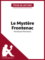 Le Mystère Frontenac de François Mauriac (Fiche de lecture): Résumé complet et analyse détaillée de l'oeuvre