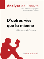 D'autres vies que la mienne d'Emmanuel Carrère (Analyse de l'oeuvre): Analyse complète et résumé détaillé de l'oeuvre