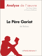Le Père Goriot d'Honoré de Balzac (Analyse de l'oeuvre): Analyse complète et résumé détaillé de l'oeuvre