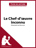 Le Chef-d'oeuvre inconnu d'Honoré de Balzac (Fiche de lecture): Analyse complète et résumé détaillé de l'oeuvre