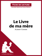 Le Livre de ma mère d'Albert Cohen (Fiche de lecture): Résumé complet et analyse détaillée de l'oeuvre