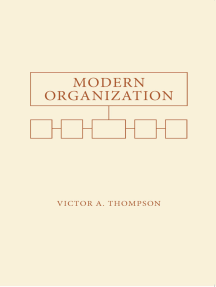 Modern Organization by Victor A. Thompson - Ebook | Scribd