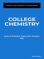 College Chemistry Multiple Choice Questions and Answers (MCQs): Quizzes & Practice Tests with Answer Key (Chemistry Quick Study Guides & Terminology Notes about Everything)