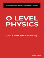 O Level Physics Multiple Choice Questions and Answers (MCQs): Quizzes & Practice Tests with Answer Key (Physics Quick Study Guides & Terminology Notes about Everything)