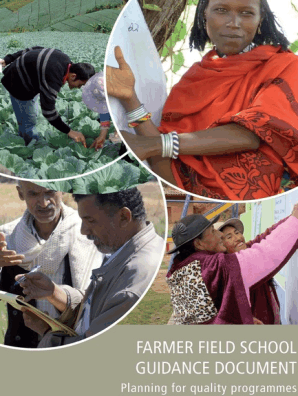 Farmer Field School: Guidance Document Planning for Quality Programmes