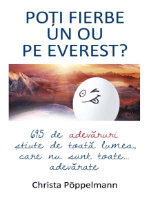 Poți fierbe un ou pe Everest? 695 de adevăruri știute de toată lumea care nu sunt toate... adevărate