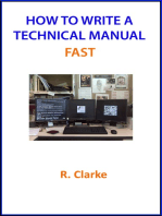 How to Write a Technical Manual Fast