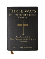 Three Ways to Interpret Bible Verses