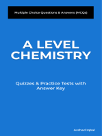 A Level Chemistry Multiple Choice Questions and Answers (MCQs): Quizzes & Practice Tests with Answer Key (Chemistry Quick Study Guides & Terminology Notes to Review)