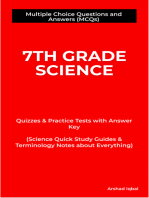 7th Grade Science Multiple Choice Questions and Answers (MCQs): Quizzes & Practice Tests with Answer Key (Science Quick Study Guides & Terminology Notes about Everything)