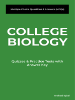 College Biology Multiple Choice Questions and Answers (MCQs): Quizzes & Practice Tests with Answer Key (Biology Quick Study Guides & Terminology Notes about Everything)
