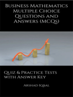 Business Mathematics Multiple Choice Questions and Answers (MCQs): Quiz & Practice Tests with Answer Key (Business Quick Study Guides & Terminology Notes about Everything)