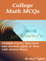 College Math Multiple Choice Questions and Answers (MCQs): Quizzes & Practice Tests with Answer Key (Math Quick Study Guides & Terminology Notes about Everything)