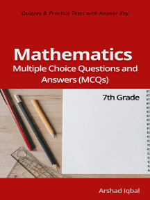 Read Grade 7 Math Multiple Choice Questions and Answers (MCQs): Quizzes