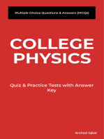 College Physics Multiple Choice Questions and Answers (MCQs): Quizzes & Practice Tests with Answer Key (Physics Quick Study Guides & Terminology Notes about Everything)