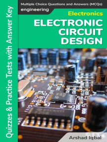 Read Electronic Circuit Design Multiple Choice Questions And Answers Mcqs Quizzes Practice Tests With Answer Key Electronic Circuit Design Quick Study Guide Course Review Online By Arshad Iqbal Books
