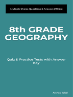 8th Grade Geography Multiple Choice Questions and Answers (MCQs): Quizzes & Practice Tests with Answer Key (Geography Quick Study Guides & Terminology Notes to Review)