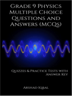 Grade 9 Physics Multiple Choice Questions and Answers (MCQs): Quizzes & Practice Tests with Answer Key (Physics Quick Study Guides & Terminology Notes to Review)