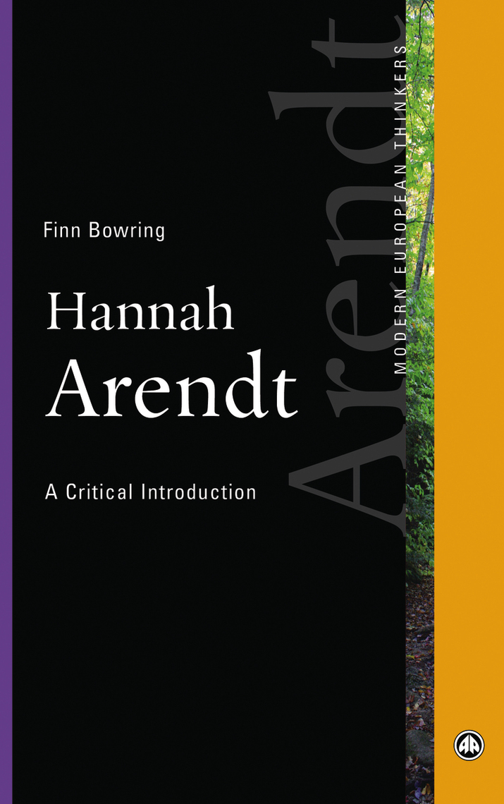 Read Hannah Arendt Online by Finn Bowring Books Free