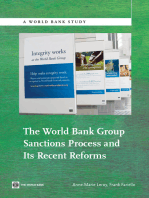 The World Bank Group Sanctions Process and its Recent Reforms