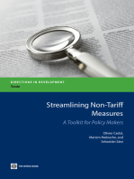 Streamlining Non-Tariff Measures: A Toolkit for Policy Makers