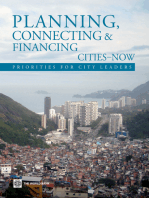 Planning, Connecting, and Financing Cities -- Now