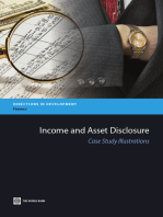 Income and Asset Disclosure