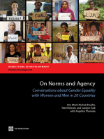 On Norms and Agency: Conversations about Gender Equality with Women and Men in 20 Countries