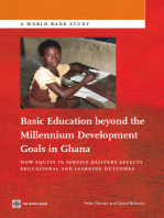 Basic Education beyond the Millennium Development Goals in Ghana