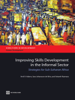 Improving Skills Development in the Informal Sector: Strategies for Sub-Saharan Africa