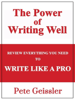 Review Everything You Need to Write Like a Pro: The Power of Writing Well