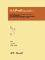 High Field Magnetism: Proceedings of the 2nd International Symposium on High Field Magnetism, Leuven, Belgium, 20-23 July 1988