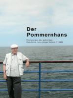 Der Pommernhans: Erinnerungen des gebürtigen Rabuhners Hans-Jürgen Kobsch (*1928)
