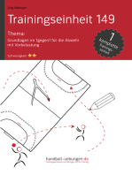 Grundlagen im 1gegen1 für die Abwehr mit Vorbelastung (TE 149): Handball Fachliteratur