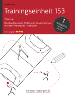 Druckaufbau über Außen und Zusammenspiel mit dem Kreisläufer (Mismatch) (TE 153): Handball Fachliteratur