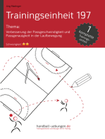 Verbesserung der Passgeschwindigkeit und Passgenauigkeit in der Laufbewegung (TE 197): Handball Fachliteratur